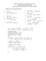 TÀI LIỆU ÔN THI KHỐI 9