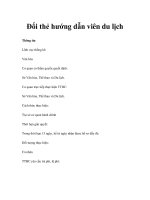 Đổi thẻ hướng dẫn viên du lịch ppsx