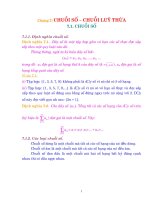 Chương 7: CHUỖI SỐ – CHUỖI LUỸ ppsx