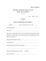 Mẫu tờ khai đăng ký sử dụng hình thức khai thuế điện tử pot