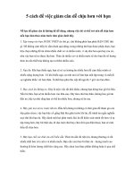 5 cách để việc giảm cân dễ chịu hơn với bạn pdf