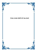 Giáo trình thiết kế tàu lướt pptx