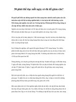 30 phút thể dục mỗi ngày có đủ để giảm cân? pptx