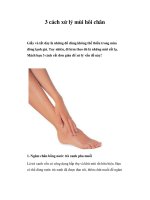 3 cách xử lý mùi hôi chân pdf
