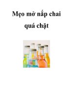 Mẹo mở nắp chai quá chặt ppsx