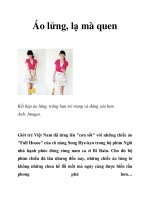 Áo lửng, lạ mà quen pdf