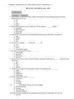 ĐỀ LUYỆN THI TIẾNG ANH_9