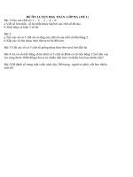 ĐỀ ÔN LUYỆN HSG TOÁN LỚP BA