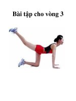 Bài tập cho vòng 3 pps