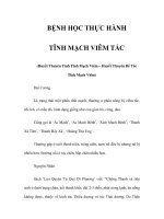 BỆNH HỌC THỰC HÀNH - TĨNH MẠCH VIÊM TẮC ppsx