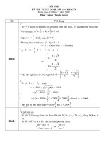 ĐA TS CHUYÊN TG (TOÁN) 09-10