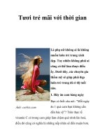 Tươi trẻ mãi với thời gian docx