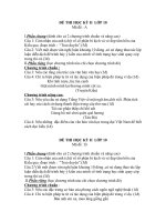 Đề kiểm tra văn 10 kì 2+ĐA