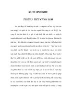 SÁCH LINH KHU - THIÊN 3: TIỂU CHÂM GIẢI docx