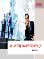THUYẾT TRÌNH QUẢN TRỊ NGUỒN NHÂN lực