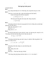 Bài tập lập trình pascal doc