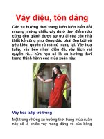 Váy điệu, tôn dáng doc