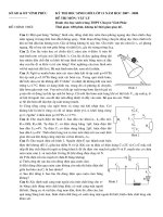 HSG lý 11 chuyên Vĩnh Phúc 2007