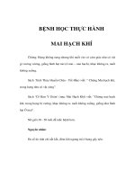 BỆNH HỌC THỰC HÀNH - MAI HẠCH KHÍ pptx