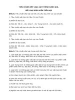 Tiêu chuẩn xếp loại, qui trình đánh giá