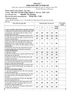 Đánh giá chuẩn GVTH ( Phụ lục 1)