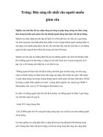 Trứng: Bữa sáng tốt nhất cho người muốn giảm cân ppt