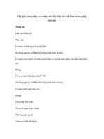 Cấp giấy chứng nhận cơ sở đảm bảo điều kiện sản xuất kinh doanh giống thủy sản pptx