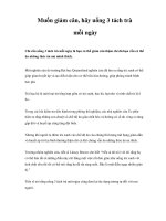 Muốn giảm cân, hãy uống 3 tách trà mỗi ngày Chỉ cần uống 3 tách trà mỗi ngày pot