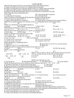 Các câu hỏi ôn tập số 1