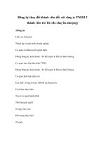 Đăng ký thay đổi thành viên đối với công ty TNHH 2 thành viên trở lên (do chuyển nhượng) potx