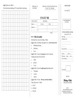 Đề thi HSG Tiếng Việt 3 (năm 2010)