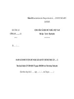 Mẫu danh sách đối tượng đề nghị giải quyết chế độ trợ cấp potx