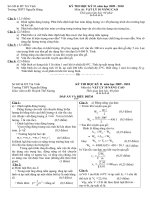 Đề thi HK II Vật lý 10 NC (09-10) (có đáp án)