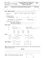 Đề KT Cuối HKII