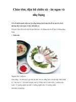 Cháo tôm, đậu hũ chiên xù - ăn ngon và nhẹ bụng pps