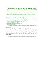 600 Essential Words for the TOEIC Test Quyển 4 pps