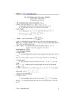 Đề thi thử đại học môn Toán - Đề số 5 ppt