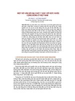 MỘT SỐ VẤN ĐỀ ĐỊA CHẤT Y HỌC VỚI SỨC KHỎE CỘNG ĐỒNG Ở VIỆT NAM pps