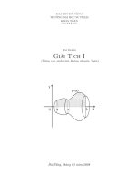 Bài giảng toán giải tích pptx