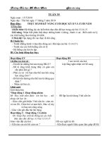 giáo án sáng lớp 1 tuần 35