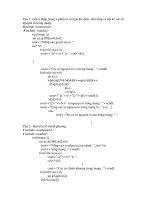 Lập trình C- Bài tập 11 doc