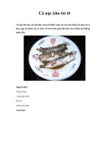 Cá nục kho tỏi ớt ppsx