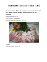 Mát trời kho cá ba sa và lườn cá hồi pot