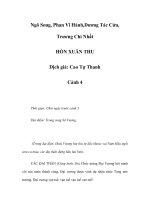 HỒN XUÂN THU - Phần 5 doc