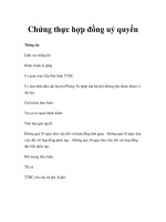 Chứng thực hợp đồng uỷ quyền pot