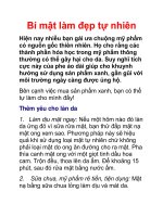 Bí mật làm đẹp tự nhiên pps