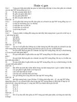 ôn täp phần hoán vị gen ( tn có đáp án)