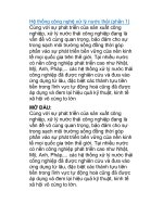 Hệ thống công nghệ xử lý nước thải (phần 1) ppsx