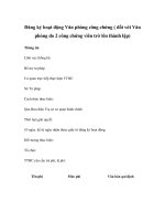 Đăng ký hoạt động Văn phòng công chứng ( đối với Văn phòng do 2 công chứng viên trở lên thành lập) ppt