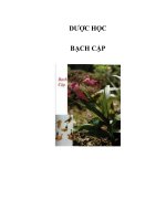 DƯỢC HỌC - BẠCH CẬP pdf